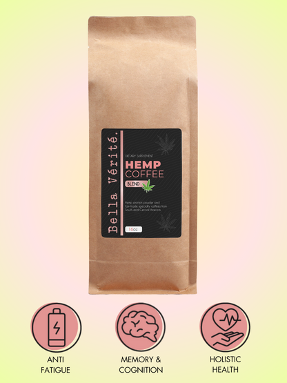 Organic Hemp Coffee Blend - Medium Roast 16oz